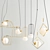 Modern Hanging Lamps: Hunt, Eminent, & Adamas 3D model small image 1