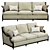 Elegant Morrissey Stuart Sofa 3D model small image 4