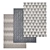 Luxury Carpet Set: Textured & Versatile 3D model small image 1