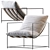 Elegant Sierra Chair: 36"W + 36"D + 30"H 3D model small image 1
