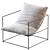 Elegant Sierra Chair: 36"W + 36"D + 30"H 3D model small image 3