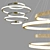 Eurosvet Olympia Modern LED Pendant Light 3D model small image 3
