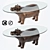 Hippo Table: Modern, Stylish Design 3D model small image 1