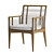 Elegant Amalfi Outdoor Armchair 3D model small image 3