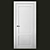 Chablis Oak Interior Door 3D model small image 1
