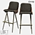 Industrial Style Bar Stool: LoftDesign 1472 3D model small image 1