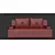 Sao Paulo Velvet Light Gray Sofa 3D model small image 3