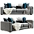 Luxury Cenova Sofa: Next-Level Comfort 3D model small image 1