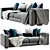 Luxury Cenova Sofa: Next-Level Comfort 3D model small image 3