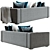 Luxury Cenova Sofa: Next-Level Comfort 3D model small image 5