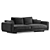 Underline Collection: Nativ 4-Seat Sofa 3D model small image 2