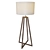 Illuminate your space with our modern lamp 3D model small image 1