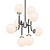 Keenan Sputnik Linear Chandelier 3D model small image 1