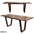 Logan Expandable Dining Table: Versatile Elegance for Every Meal 3D model small image 1