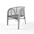 Lush Lombok Rattan Lounger 3D model small image 2