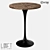 Rustic Industrial Bar Table 3D model small image 1