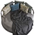 Icaro Curved Sofa: Elegant and Versatile 3D model small image 3
