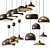 Aldo Bernardi MATERIA Pendant - Vintage Steel Lighting 3D model small image 1