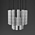 Elegant Stone Pendant Lamp 3D model small image 1