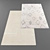 Modern Style Rugs Set 3D model small image 2