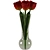 Triple Tulip Bouquet 3D model small image 1