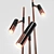 Elegant IKE Floor Lamp Set 3D model small image 4