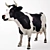 Realistic Cow Model - High Quality Textures 3D model small image 1