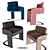 Odisseia Modern Designer Chair 3D model small image 2