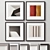 Multi-Color Picture Frame Set 3D model small image 2