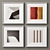 Multi-Color Picture Frame Set 3D model small image 4