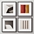 Multi-Color Picture Frame Set 3D model small image 7