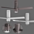 Sleek Smart Ceiling Fan 3D model small image 1