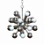 Modern Atom Chandelier, Elegant Design 3D model small image 1