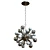 Modern Atom Chandelier, Elegant Design 3D model small image 2