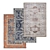 Luxury Rug Set: High-Quality Carpets 3D model small image 1