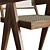 Vintage Pierre Jeanneret Armchair: Iconic Design 3D model small image 2