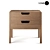 Infinity Collection OM Bedside Table: Stylish and Functional 3D model small image 5