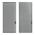 Sleek Sliding JAP Doors 3D model small image 2