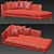 Elevate Your Comfort: Flexform Feel Good Lounge 3D model small image 3