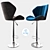 Sleek 2015 Bar Stool 3D model small image 2