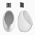 TOTO UW811HJ Urinal: Modern Design & High Functionality 3D model small image 1