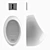 TOTO UW811HJ Urinal: Modern Design & High Functionality 3D model small image 3