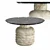 Marble Jean Coffee Table: Elegant and Chic 3D model small image 1