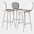 Bourges Swivel Stool: Sleek & Stylish 3D model small image 2