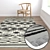 3-Piece High-Quality Carpets Set 3D model small image 5