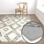 Luxury Rug Set: High-Quality Textures 3D model small image 5