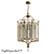 Elegant Crystal Pendant Chandelier 3D model small image 1