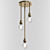 Elegant Venumblack Chandelier 3D model small image 1