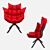 Italian Husk Chair: 108x92x72cm 3D model small image 1