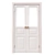 Title: Vintage Restored Soviet White Door 3D model small image 2